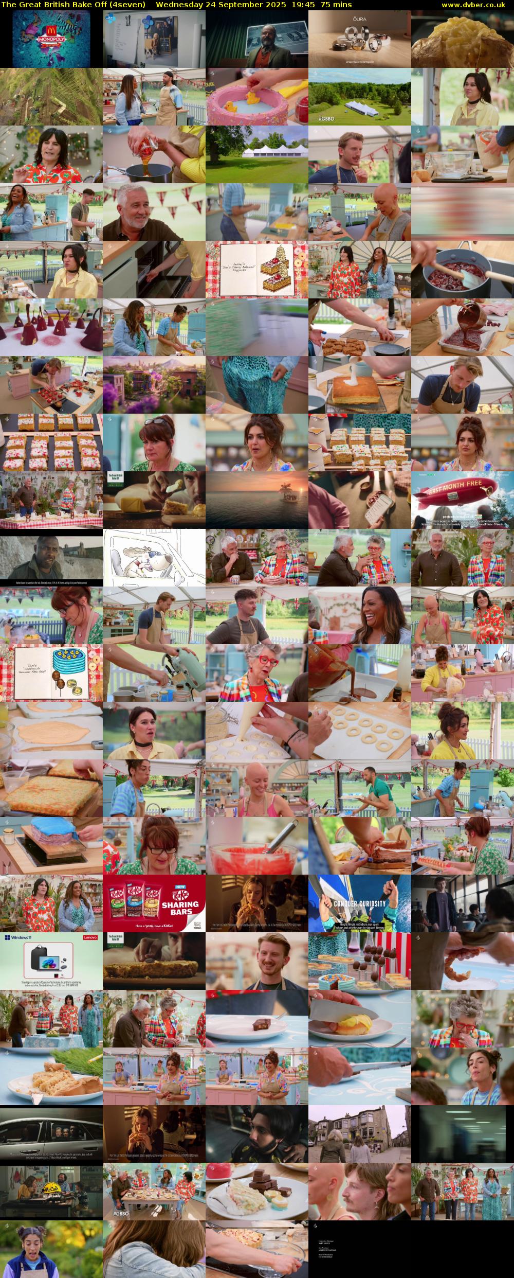 The Great British Bake Off (4seven) Wednesday 24 September 2025 19:45 - 21:00