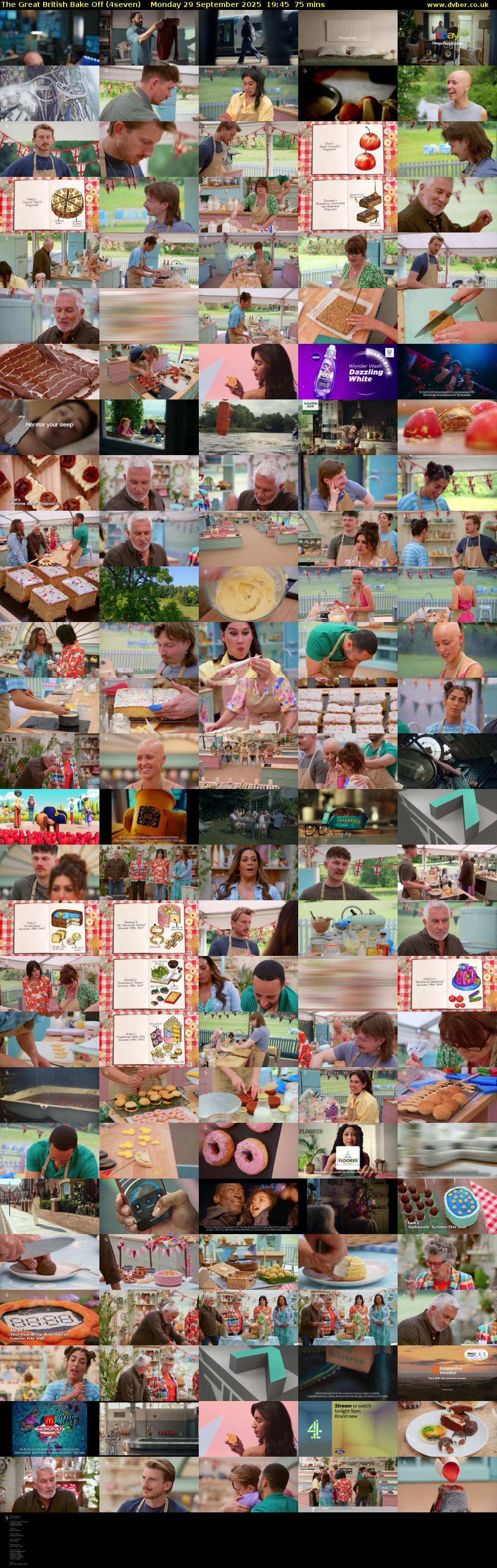 The Great British Bake Off (4seven) Monday 29 September 2025 19:45 - 21:00