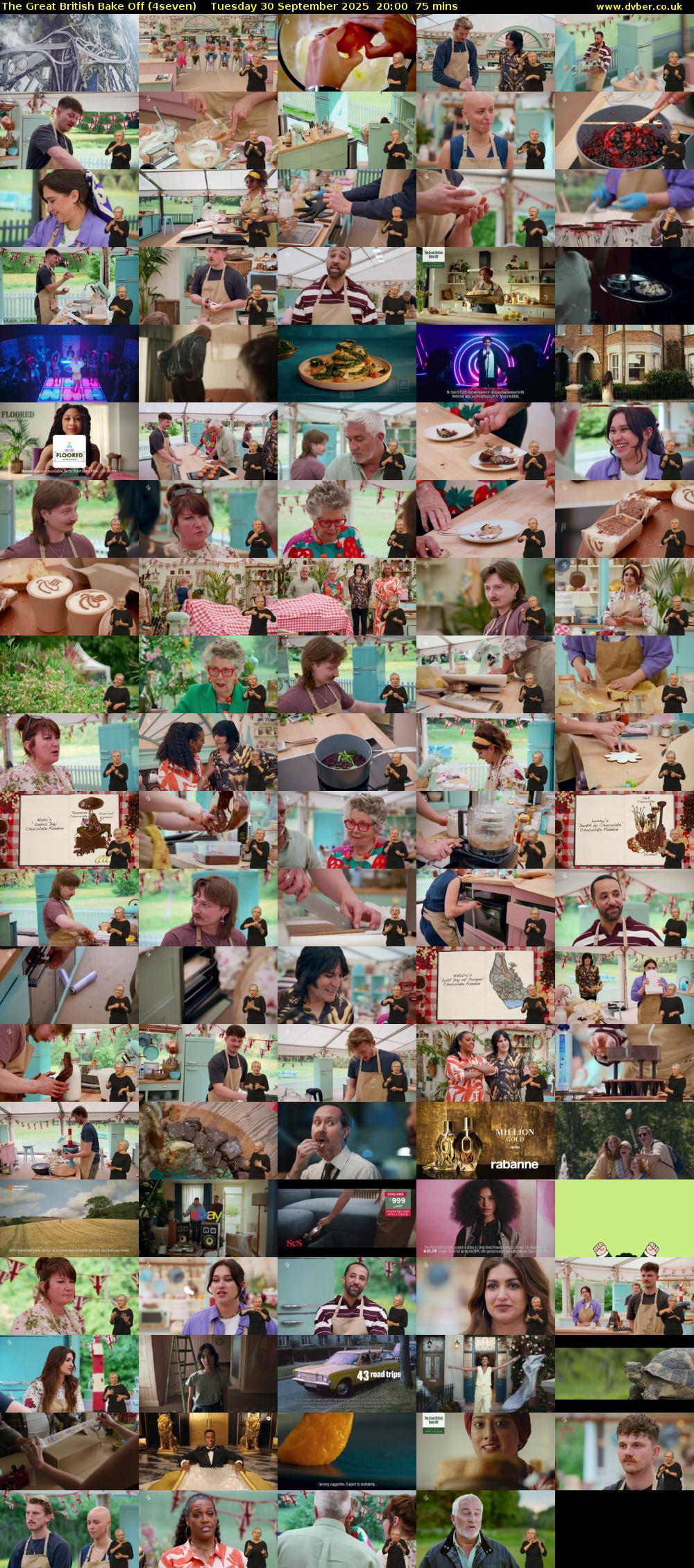 The Great British Bake Off (4seven) Tuesday 30 September 2025 20:00 - 21:15
