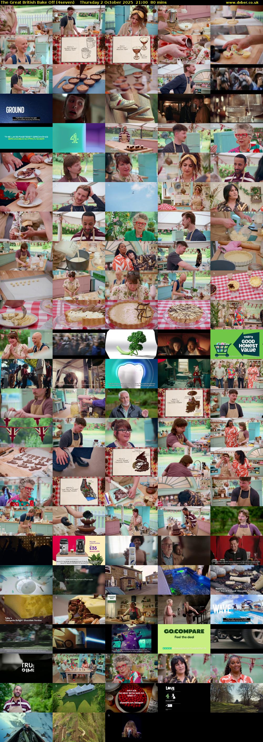 The Great British Bake Off (4seven) Thursday 2 October 2025 21:00 - 22:20