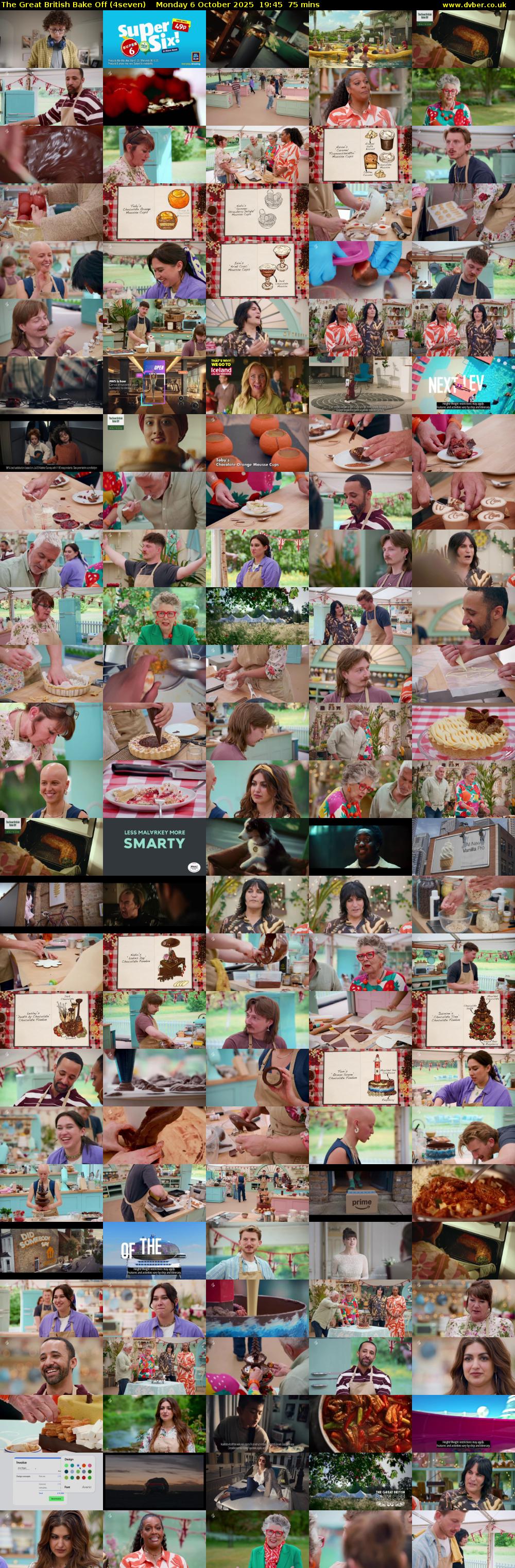 The Great British Bake Off (4seven) Monday 6 October 2025 19:45 - 21:00