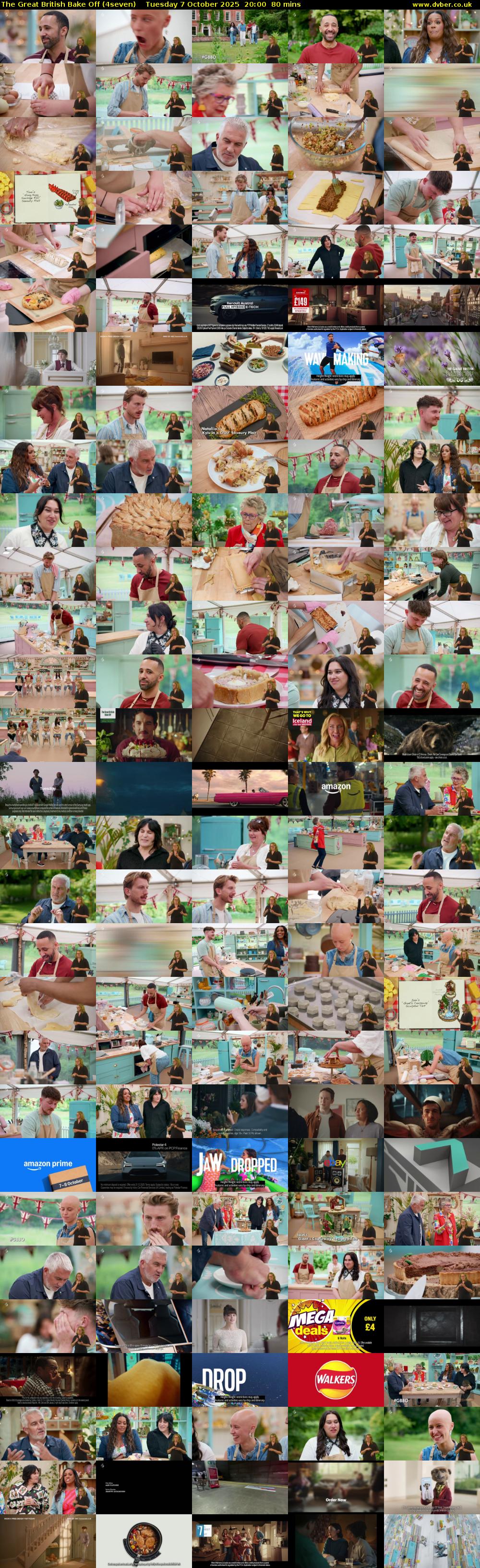 The Great British Bake Off (4seven) Tuesday 7 October 2025 20:00 - 21:20