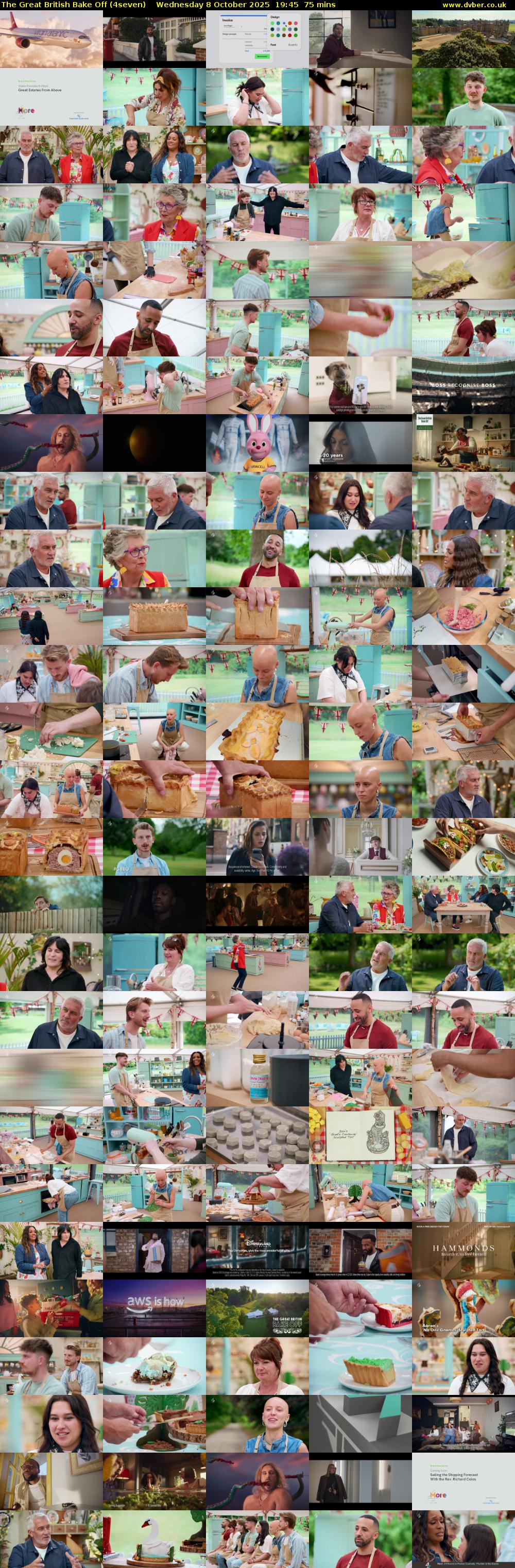 The Great British Bake Off (4seven) Wednesday 8 October 2025 19:45 - 21:00