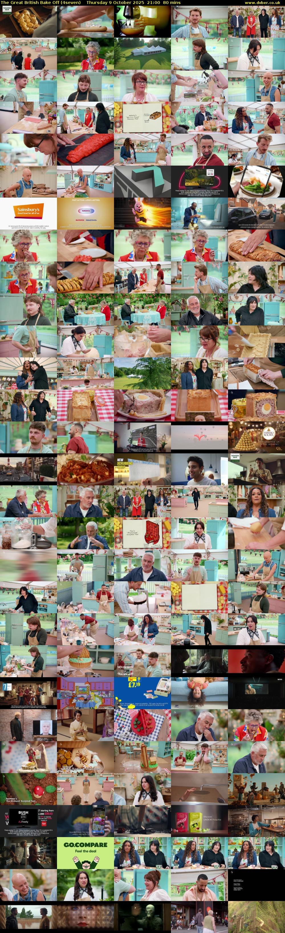 The Great British Bake Off (4seven) Thursday 9 October 2025 21:00 - 22:20