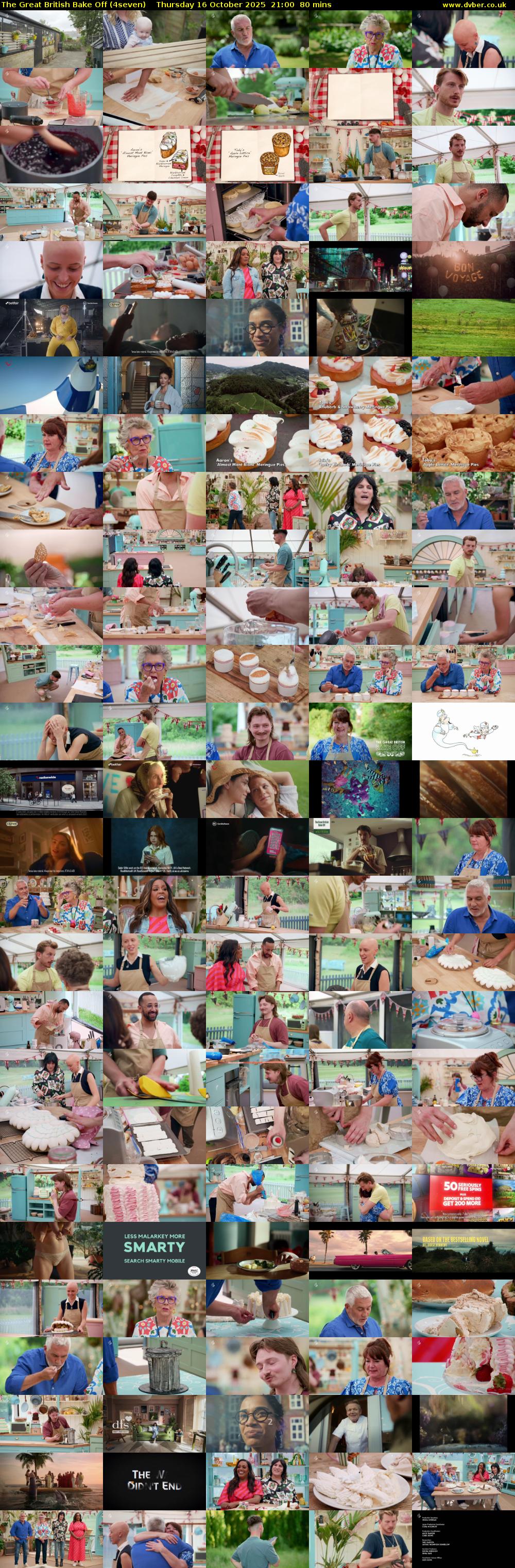 The Great British Bake Off (4seven) Thursday 16 October 2025 21:00 - 22:20