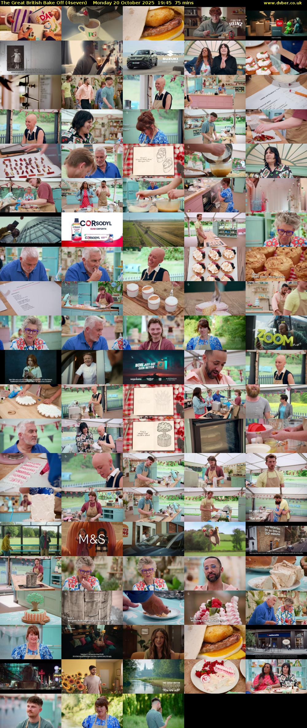 The Great British Bake Off (4seven) Monday 20 October 2025 19:45 - 21:00
