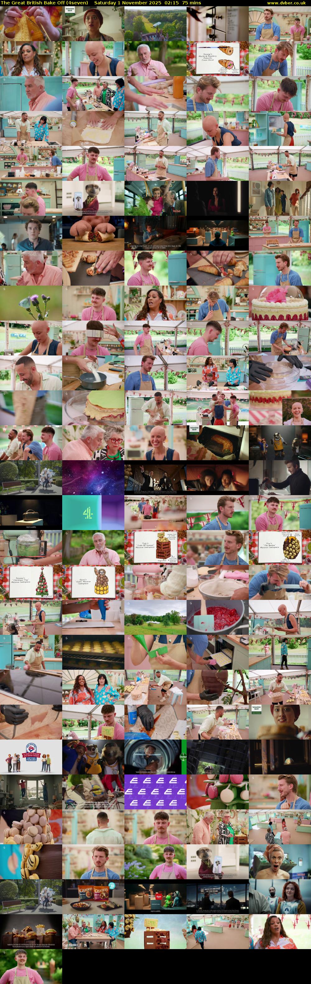 The Great British Bake Off (4seven) Saturday 1 November 2025 02:15 - 03:30