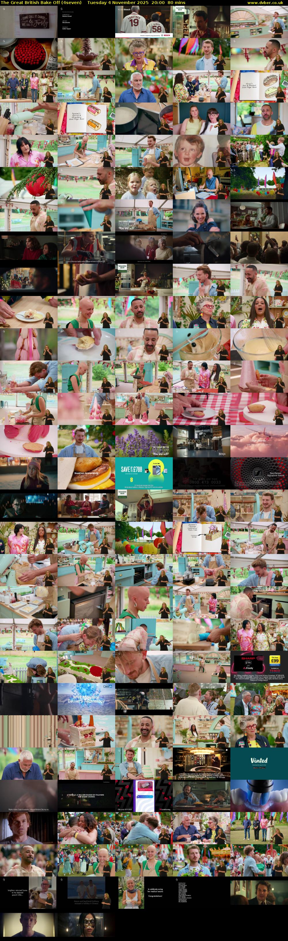 The Great British Bake Off (4seven) Tuesday 4 November 2025 20:00 - 21:20