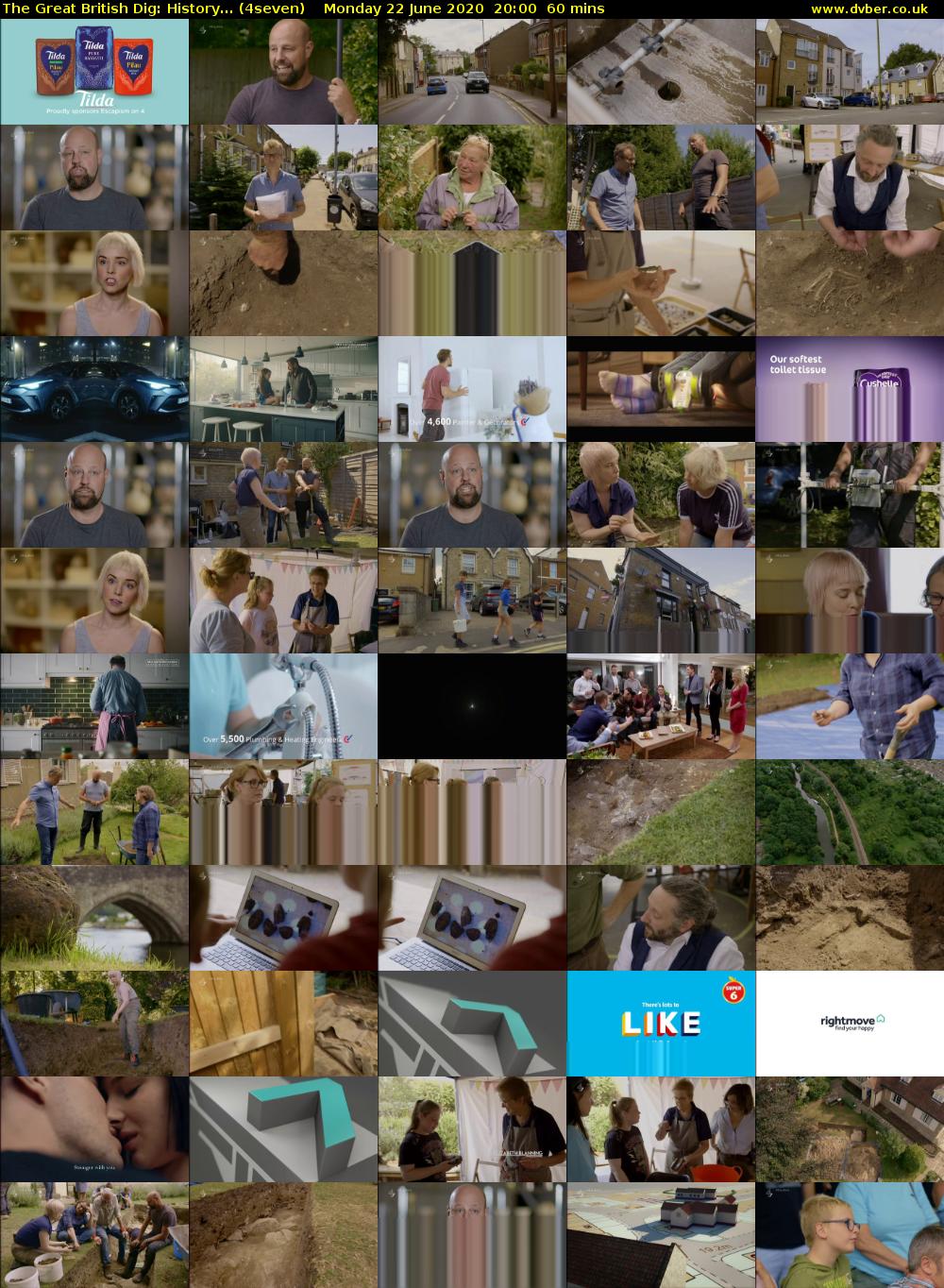 The Great British Dig: History... (4seven) Monday 22 June 2020 20:00 - 21:00