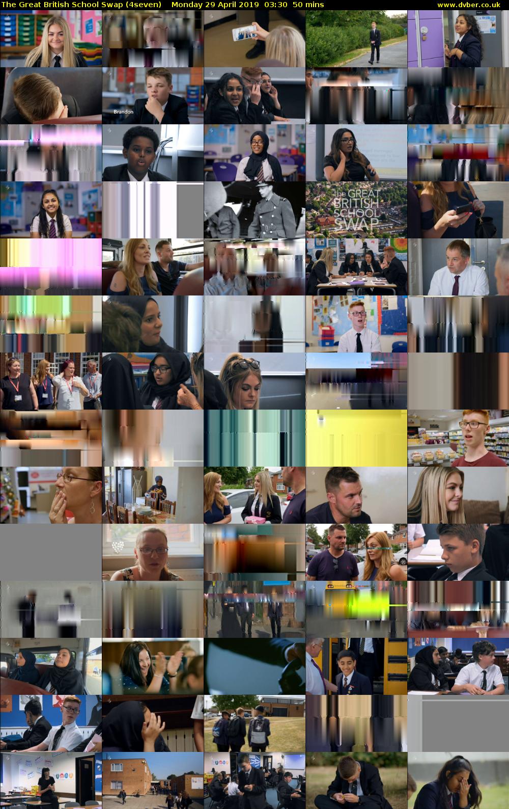 The Great British School Swap (4seven) Monday 29 April 2019 03:30 - 04:20