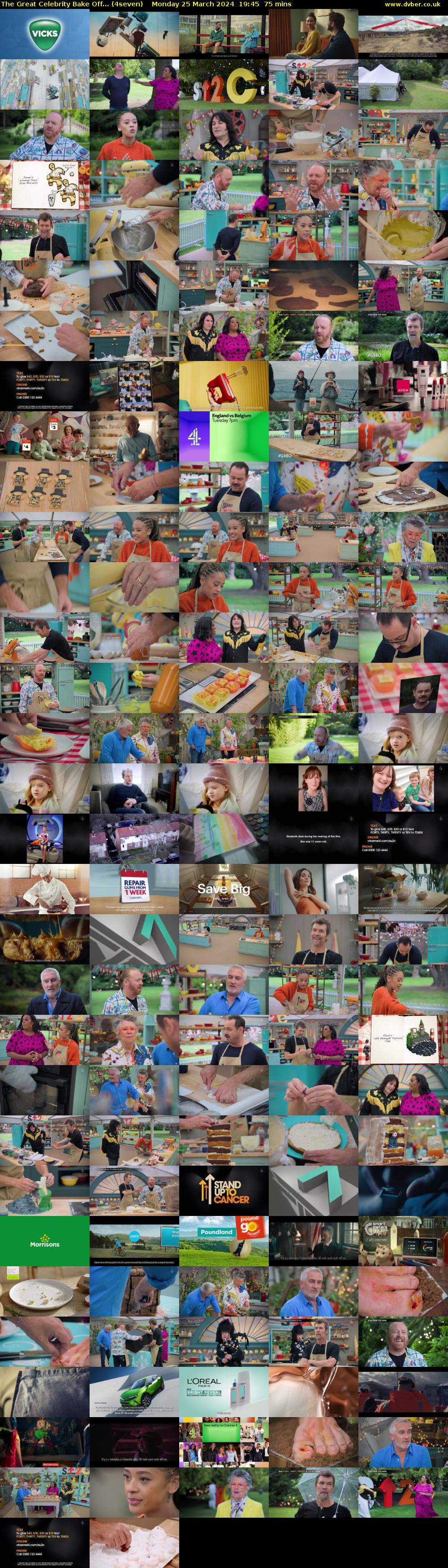 The Great Celebrity Bake Off... (4seven) Monday 25 March 2024 19:45 - 21:00