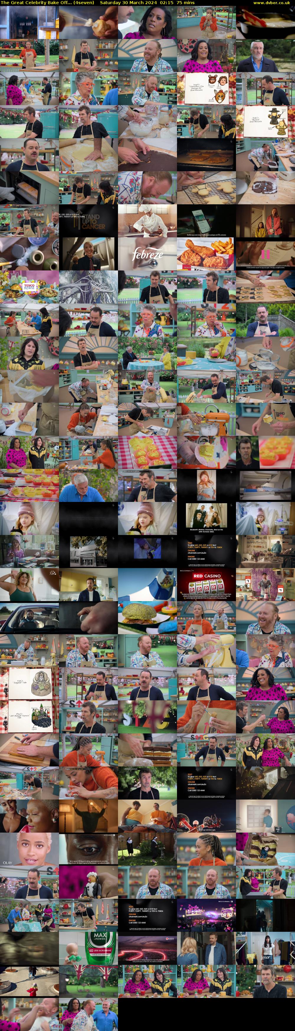 The Great Celebrity Bake Off... (4seven) Saturday 30 March 2024 02:15 - 03:30