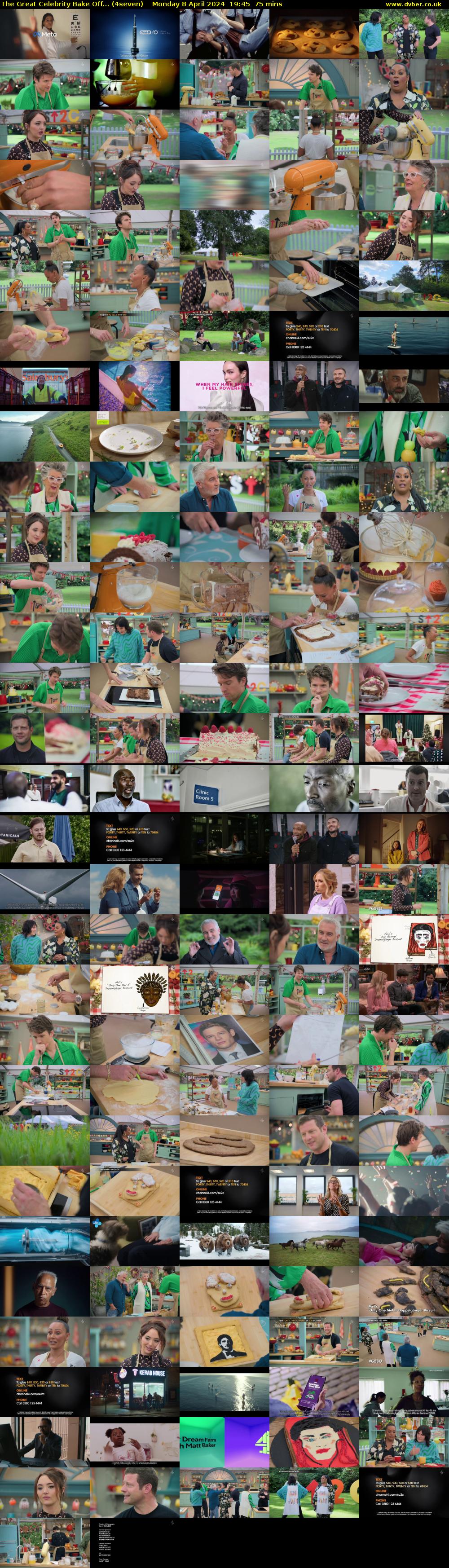The Great Celebrity Bake Off... (4seven) Monday 8 April 2024 19:45 - 21:00