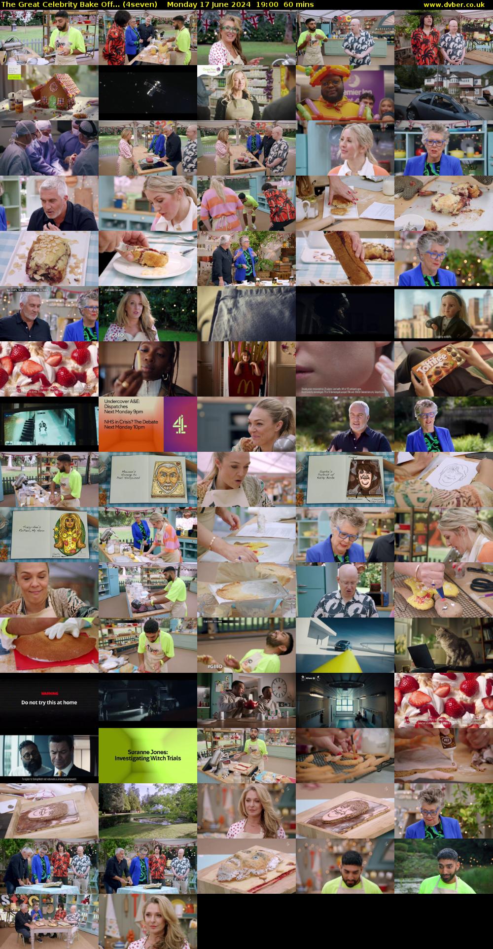 The Great Celebrity Bake Off... (4seven) Monday 17 June 2024 19:00 - 20:00