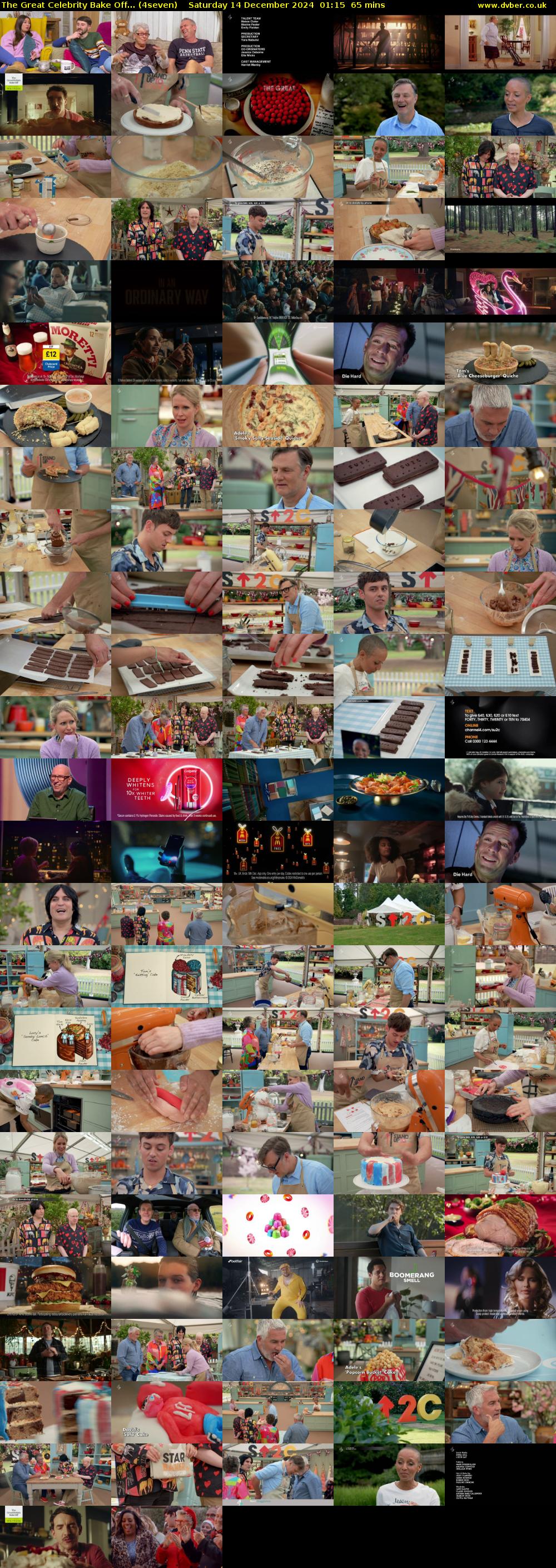 The Great Celebrity Bake Off... (4seven) Saturday 14 December 2024 01:15 - 02:20
