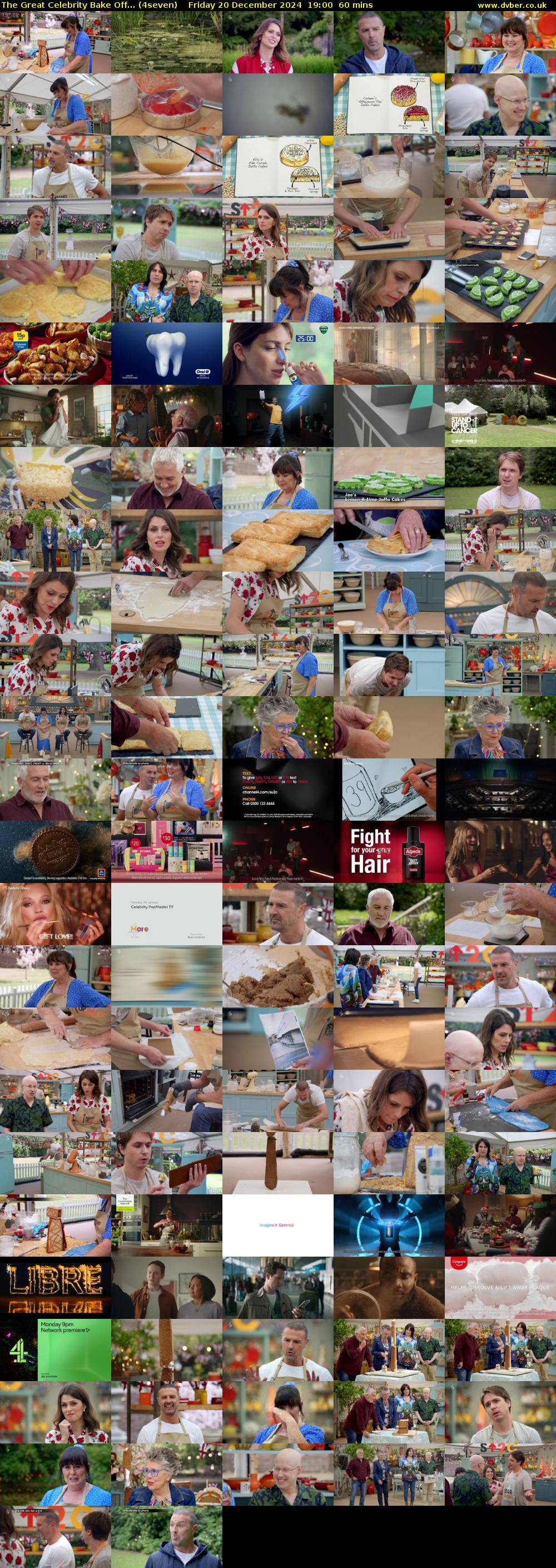 The Great Celebrity Bake Off... (4seven) Friday 20 December 2024 19:00 - 20:00
