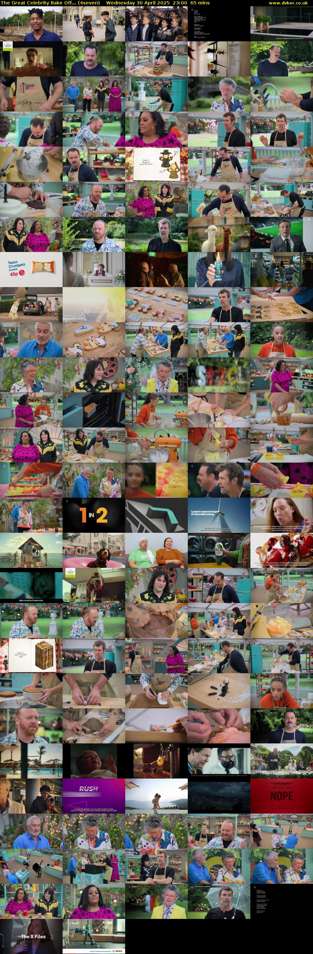 The Great Celebrity Bake Off... (4seven) Wednesday 30 April 2025 23:00 - 00:05