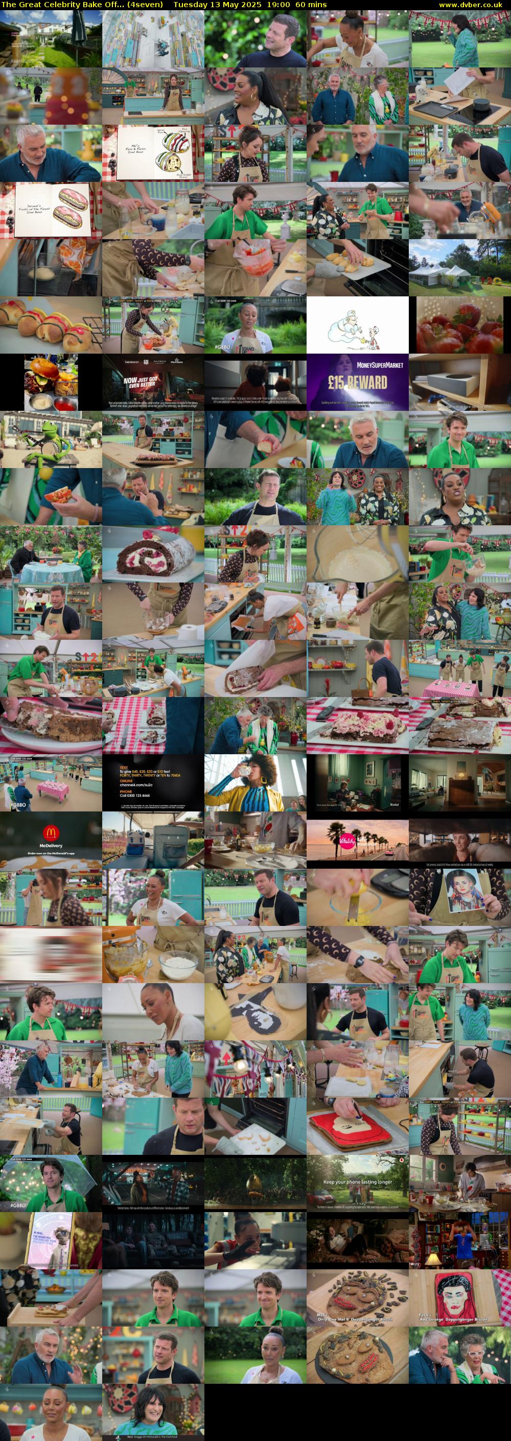 The Great Celebrity Bake Off... (4seven) Tuesday 13 May 2025 19:00 - 20:00