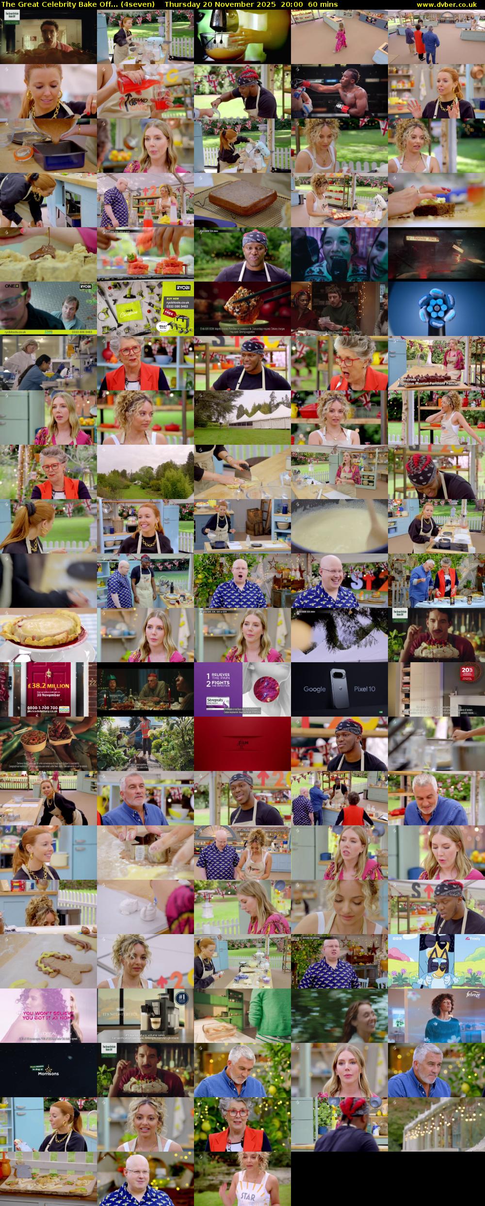 The Great Celebrity Bake Off... (4seven) Thursday 20 November 2025 20:00 - 21:00