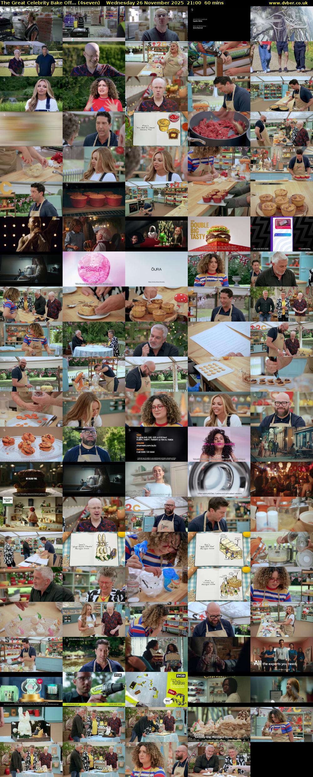 The Great Celebrity Bake Off... (4seven) Wednesday 26 November 2025 21:00 - 22:00