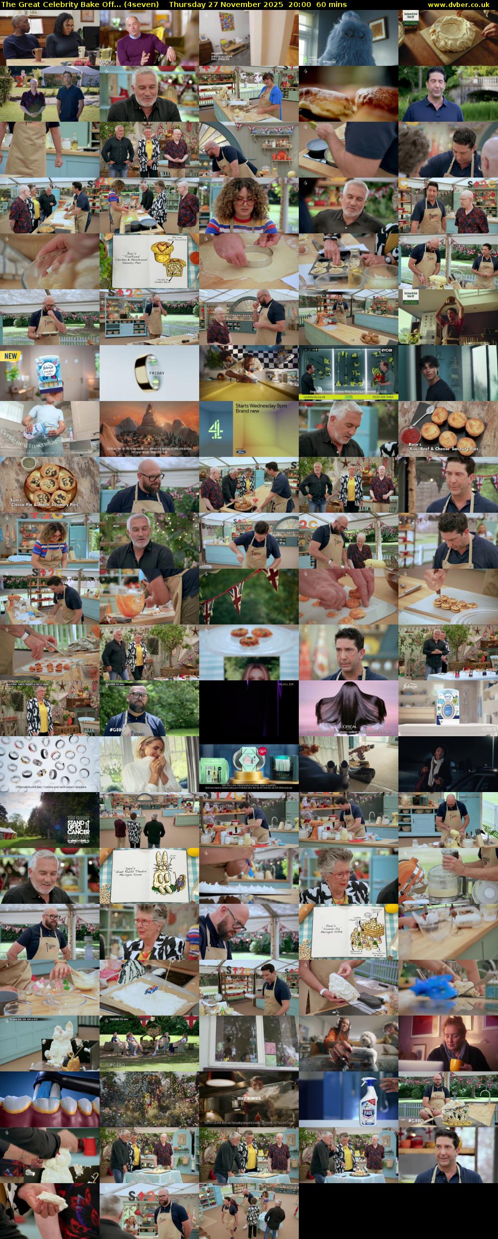 The Great Celebrity Bake Off... (4seven) Thursday 27 November 2025 20:00 - 21:00