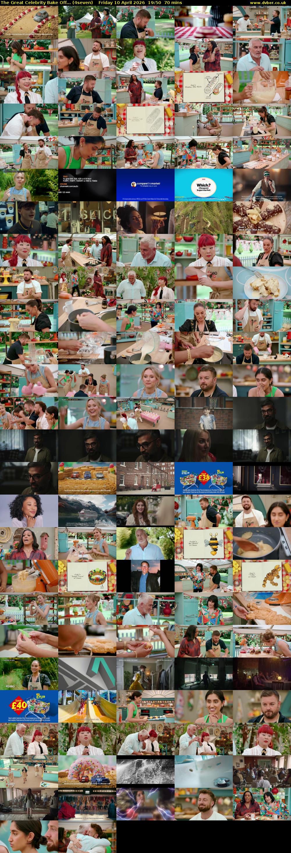 The Great Celebrity Bake Off... (4seven) Friday 10 April 2026 19:50 - 21:00