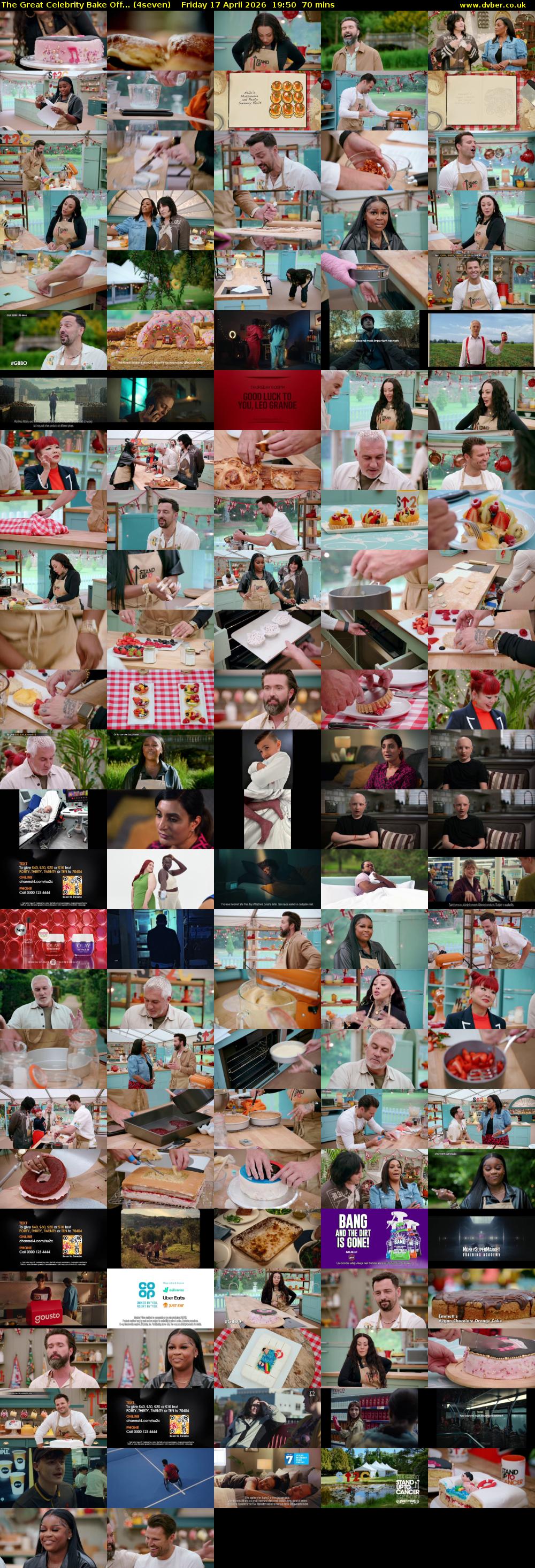 The Great Celebrity Bake Off... (4seven) Friday 17 April 2026 19:50 - 21:00