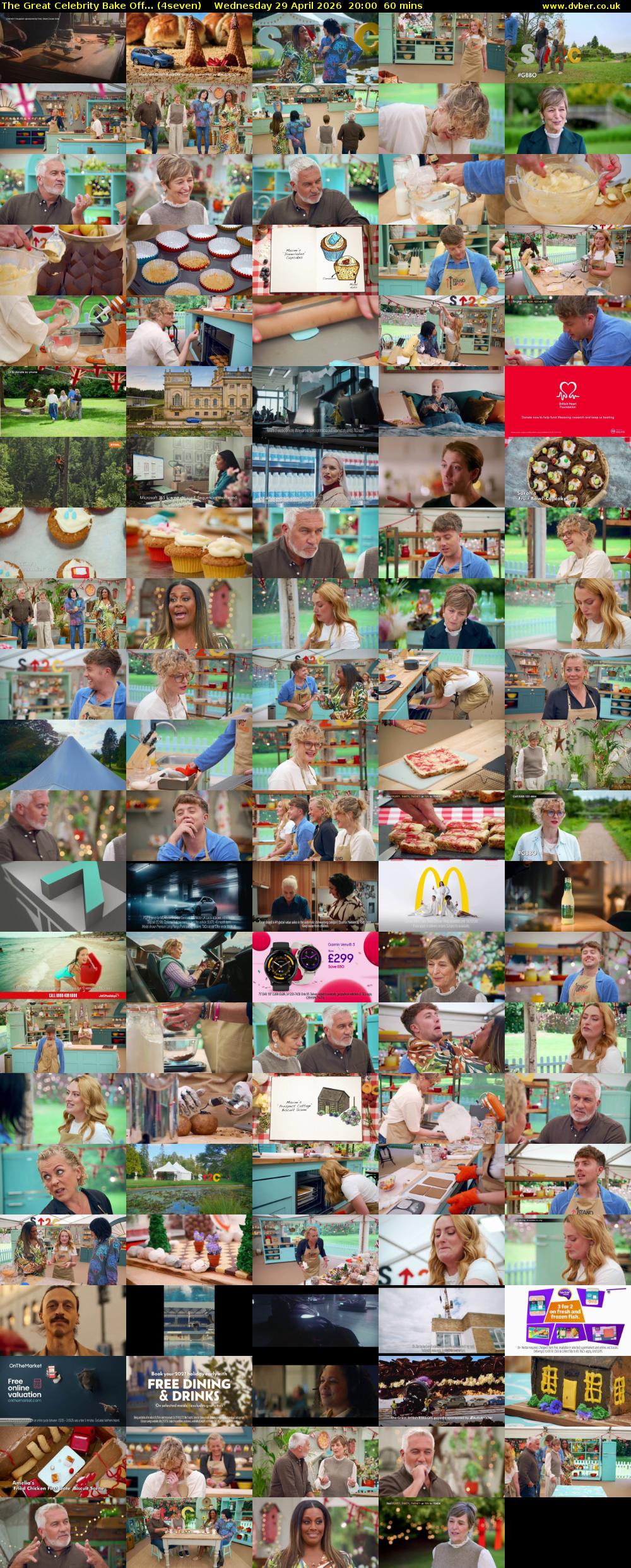 The Great Celebrity Bake Off... (4seven) Wednesday 29 April 2026 20:00 - 21:00