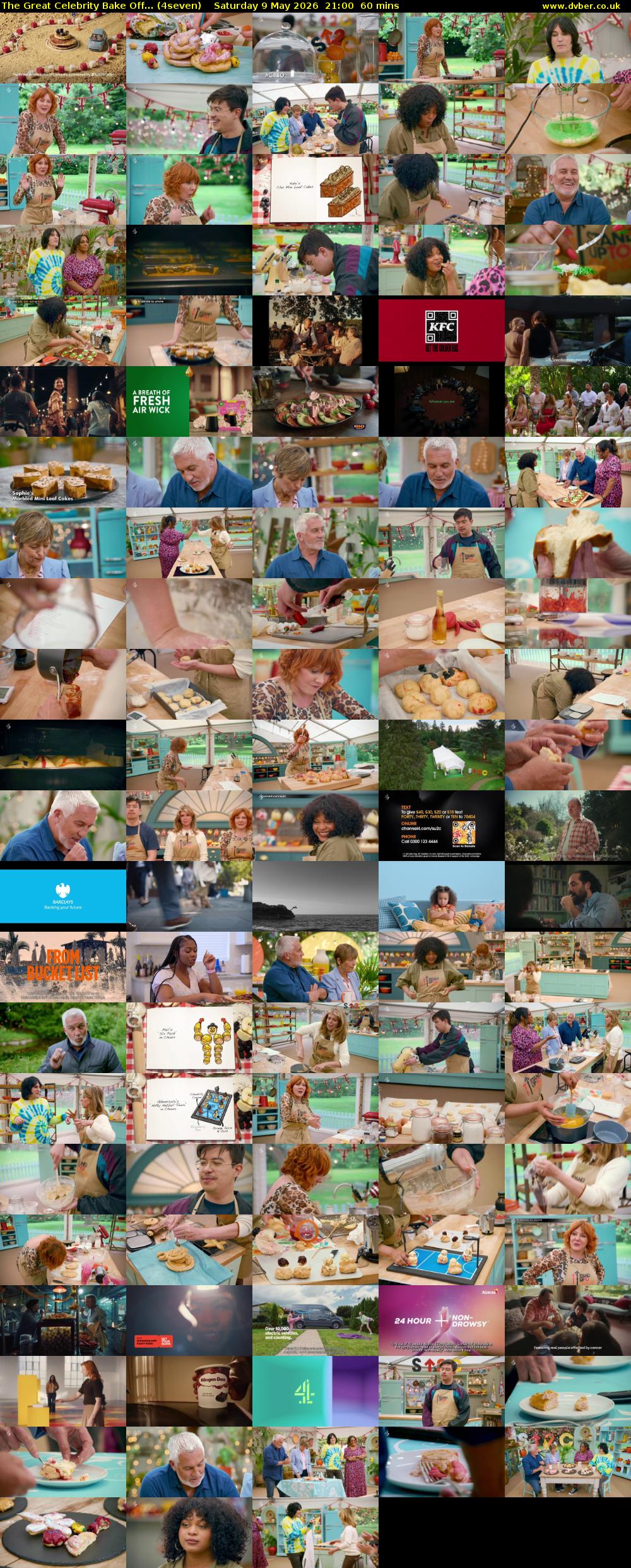 The Great Celebrity Bake Off... (4seven) Saturday 9 May 2026 21:00 - 22:00