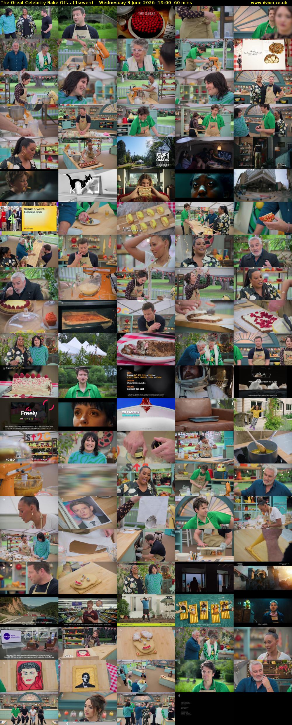 The Great Celebrity Bake Off... (4seven) Wednesday 3 June 2026 19:00 - 20:00