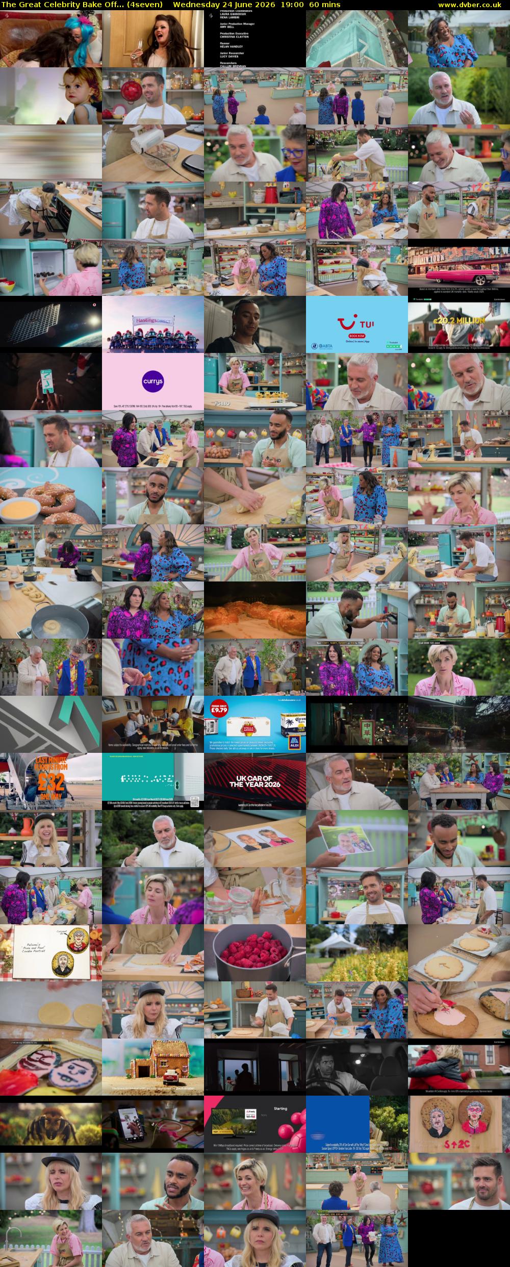 The Great Celebrity Bake Off... (4seven) Wednesday 24 June 2026 19:00 - 20:00