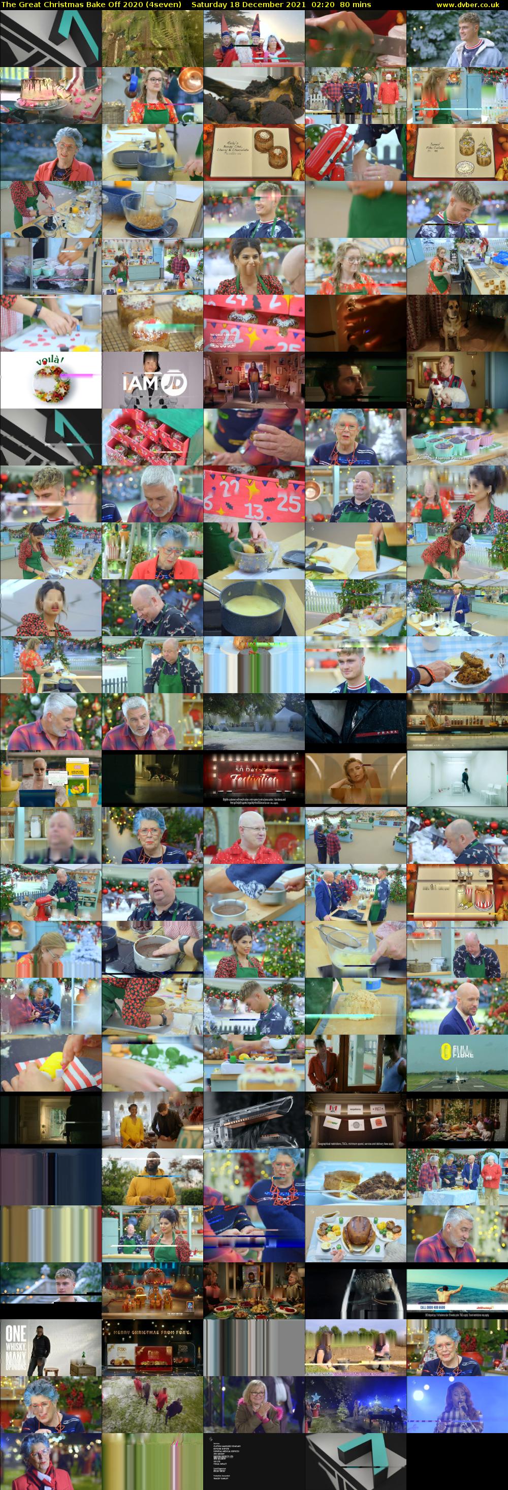 The Great Christmas Bake Off 2020 (4seven) Saturday 18 December 2021 02:20 - 03:40
