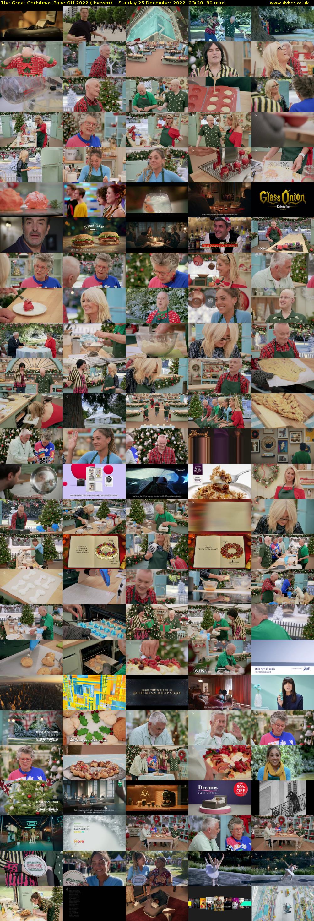 The Great Christmas Bake Off 2022 (4seven) Sunday 25 December 2022 23:20 - 00:40