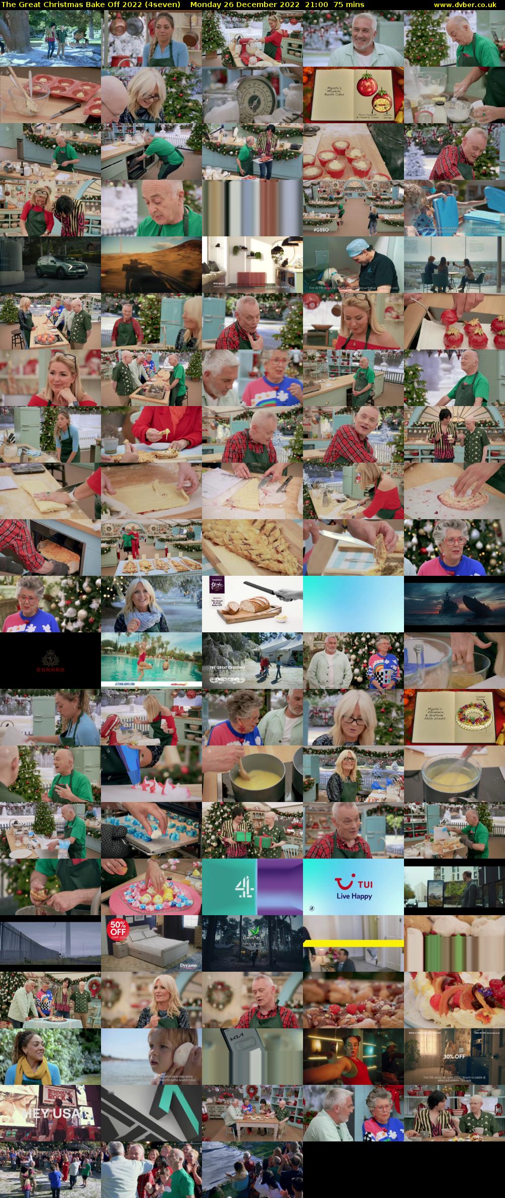 The Great Christmas Bake Off 2022 (4seven) Monday 26 December 2022 21:00 - 22:15