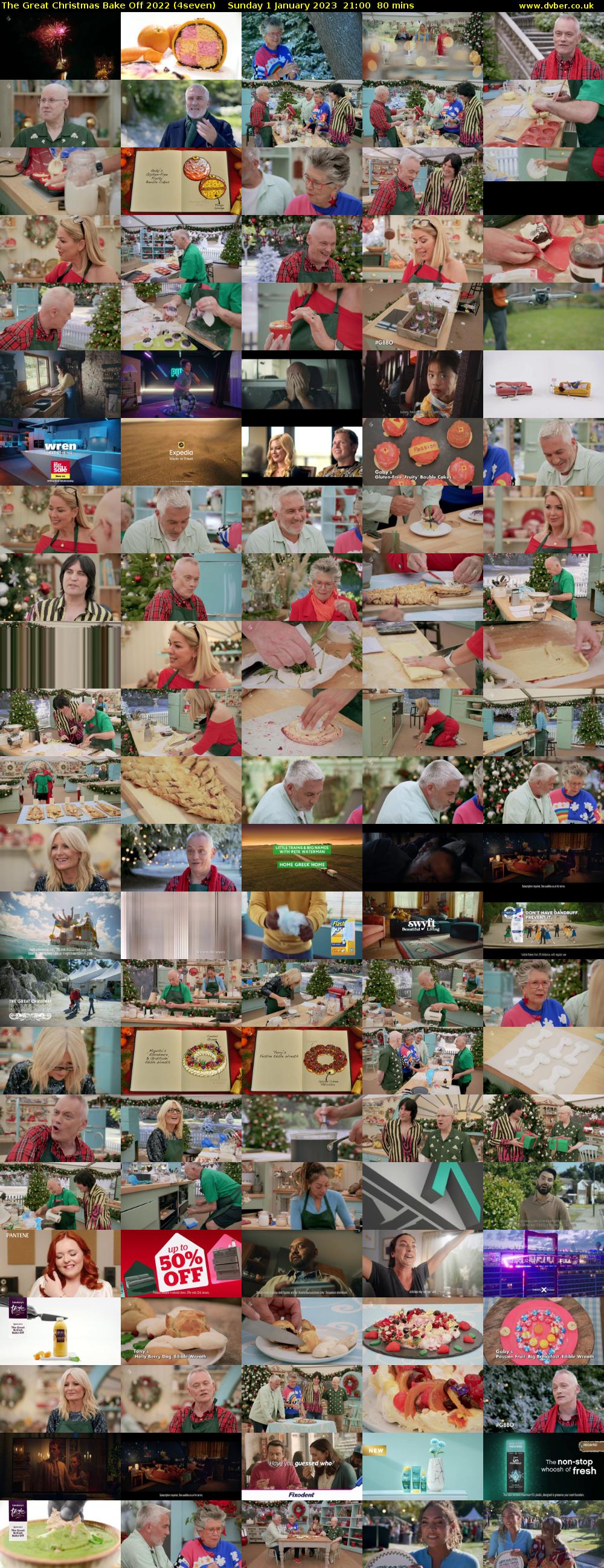 The Great Christmas Bake Off 2022 (4seven) Sunday 1 January 2023 21:00 - 22:20