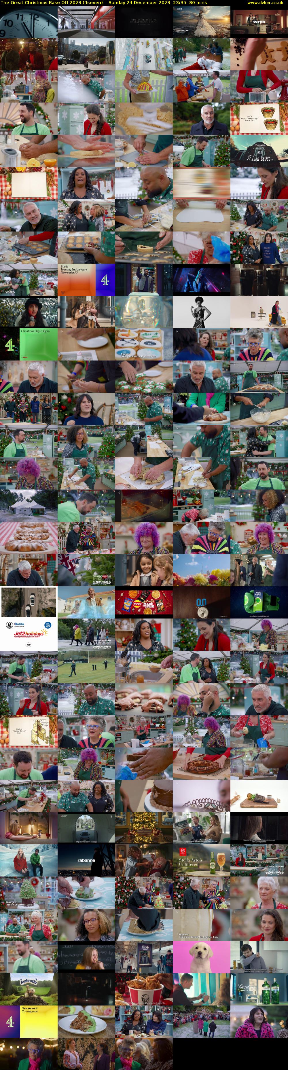 The Great Christmas Bake Off 2023 (4seven) Sunday 24 December 2023 23:35 - 00:55