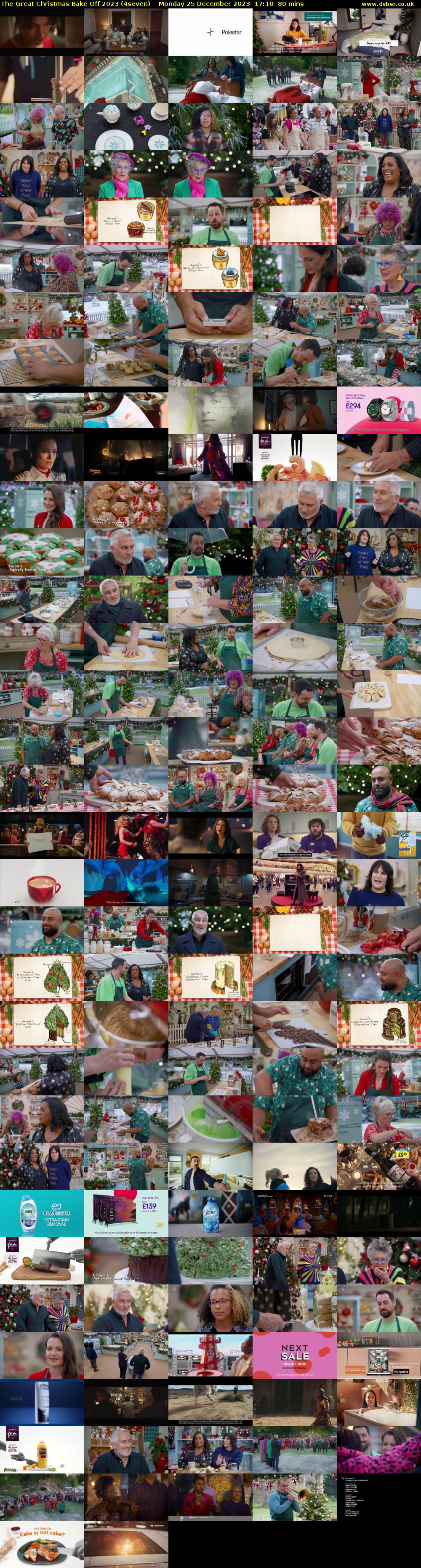 The Great Christmas Bake Off 2023 (4seven) Monday 25 December 2023 17:10 - 18:30
