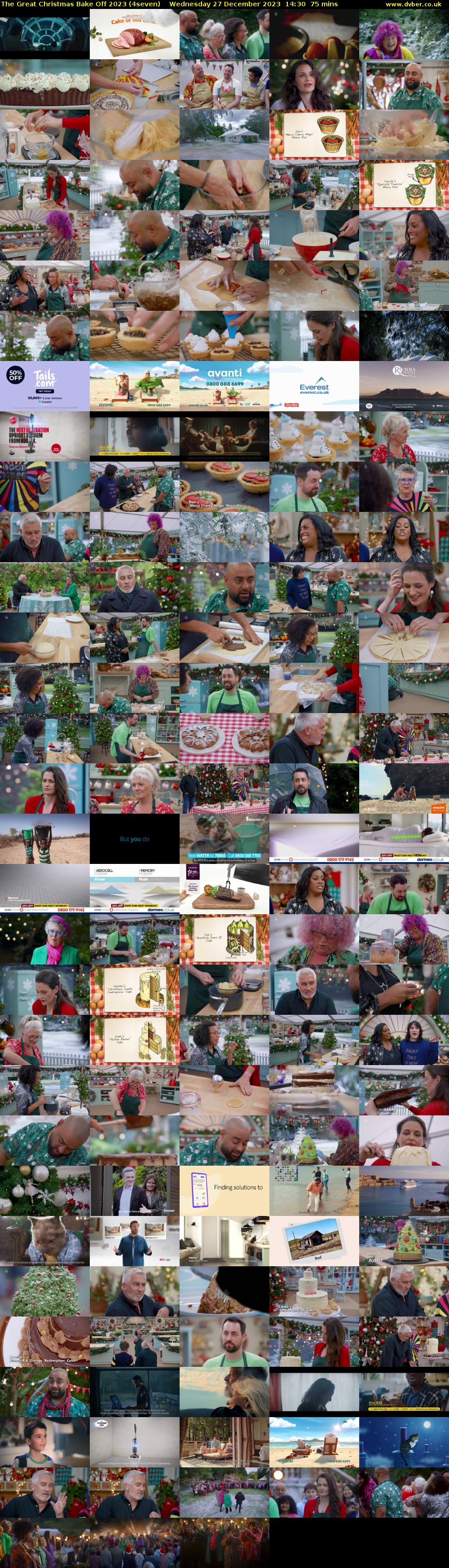 The Great Christmas Bake Off 2023 (4seven) Wednesday 27 December 2023 14:30 - 15:45