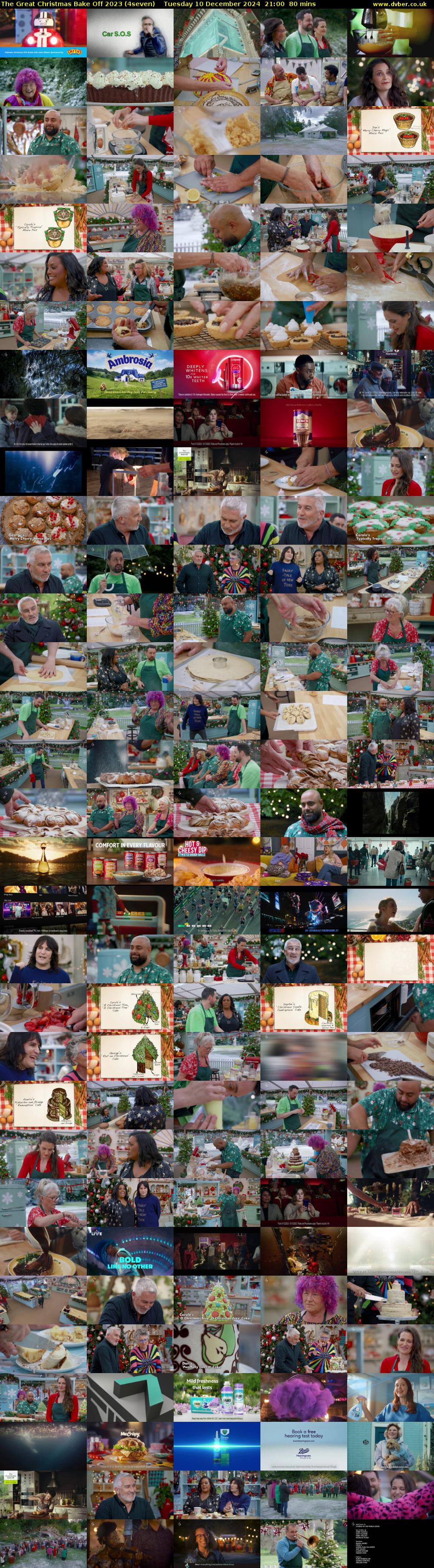 The Great Christmas Bake Off 2023 (4seven) Tuesday 10 December 2024 21:00 - 22:20