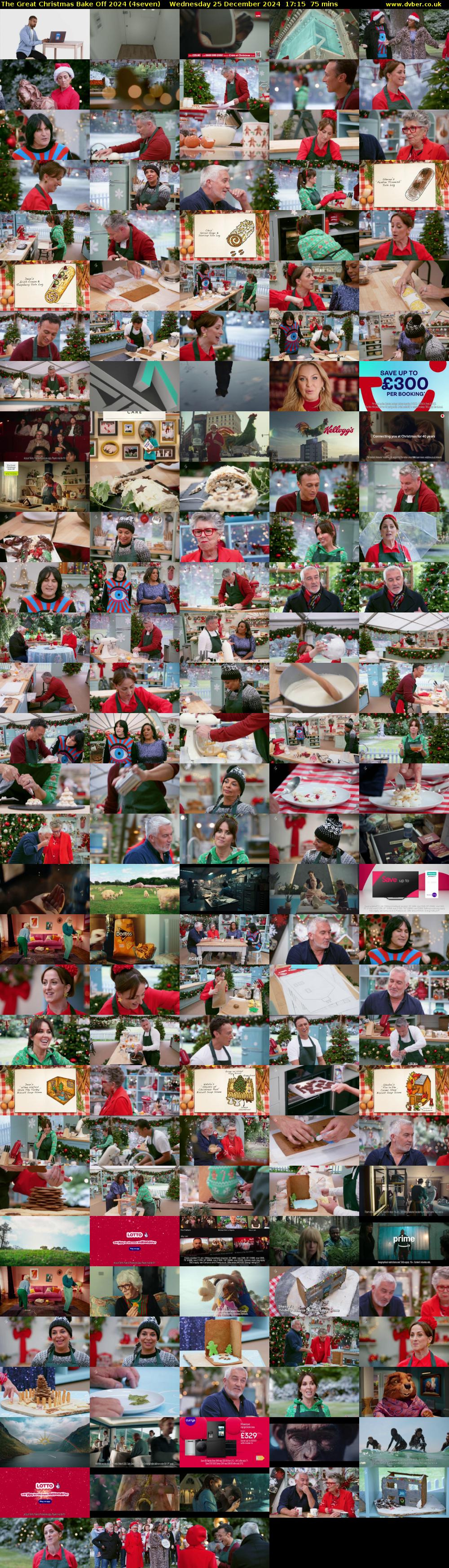 The Great Christmas Bake Off 2024 (4seven) Wednesday 25 December 2024 17:15 - 18:30