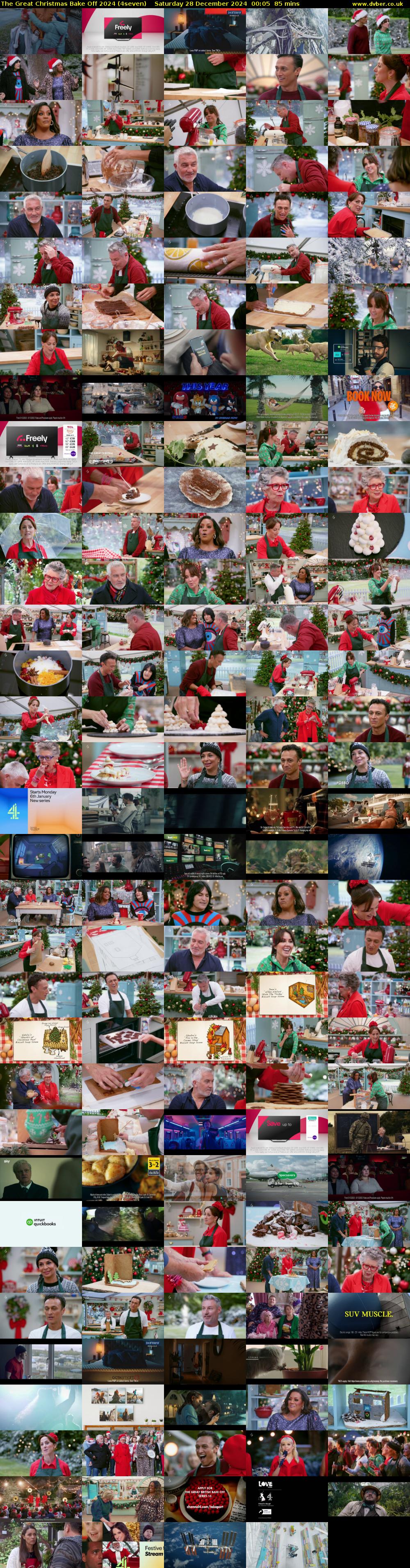 The Great Christmas Bake Off 2024 (4seven) Saturday 28 December 2024 00:05 - 01:30