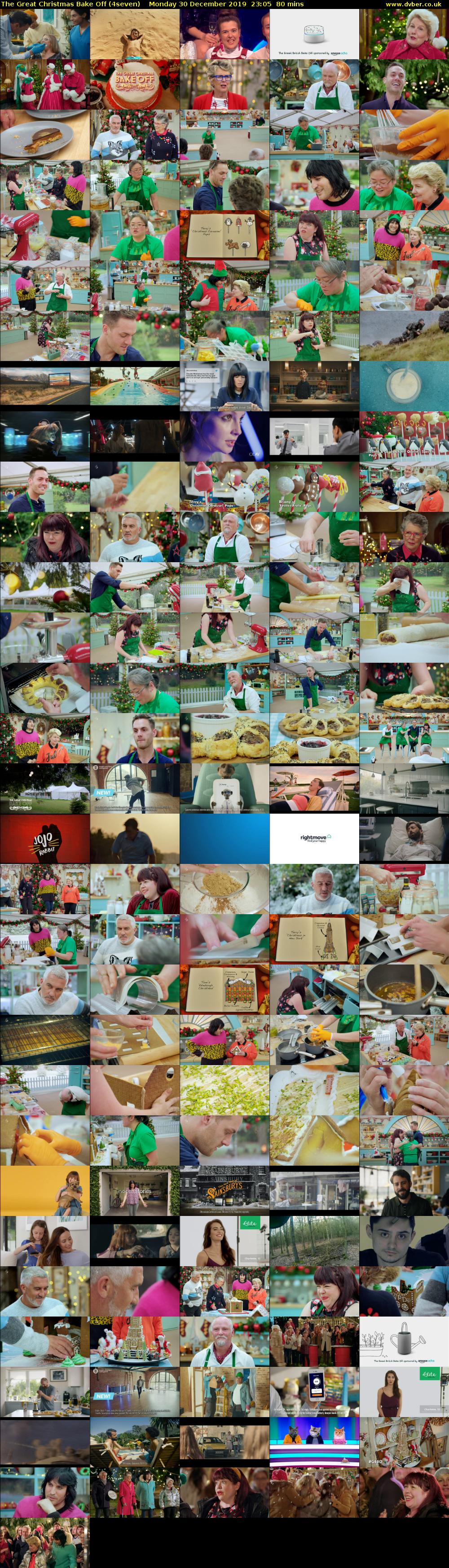 The Great Christmas Bake Off (4seven) Monday 30 December 2019 23:05 - 00:25