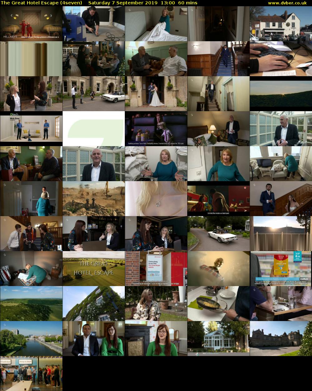 The Great Hotel Escape (4seven) Saturday 7 September 2019 13:00 - 14:00
