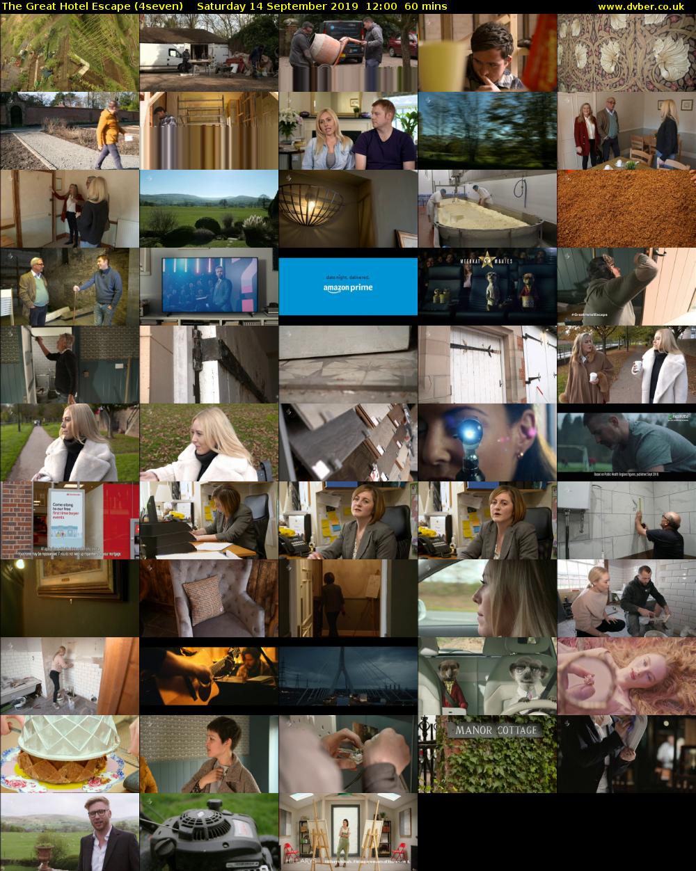 The Great Hotel Escape (4seven) Saturday 14 September 2019 12:00 - 13:00