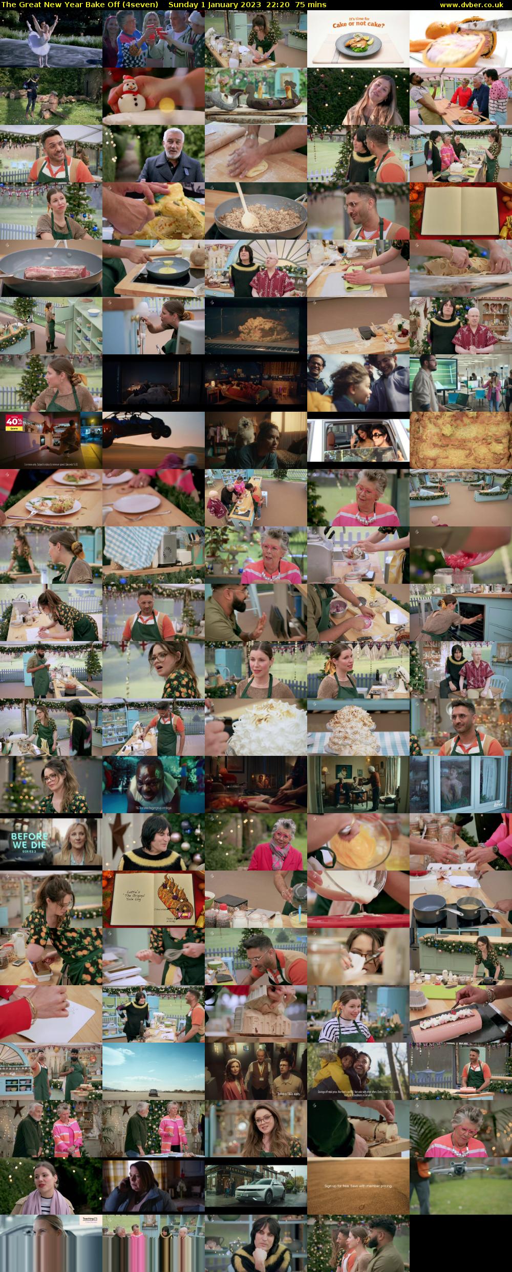 The Great New Year Bake Off (4seven) Sunday 1 January 2023 22:20 - 23:35