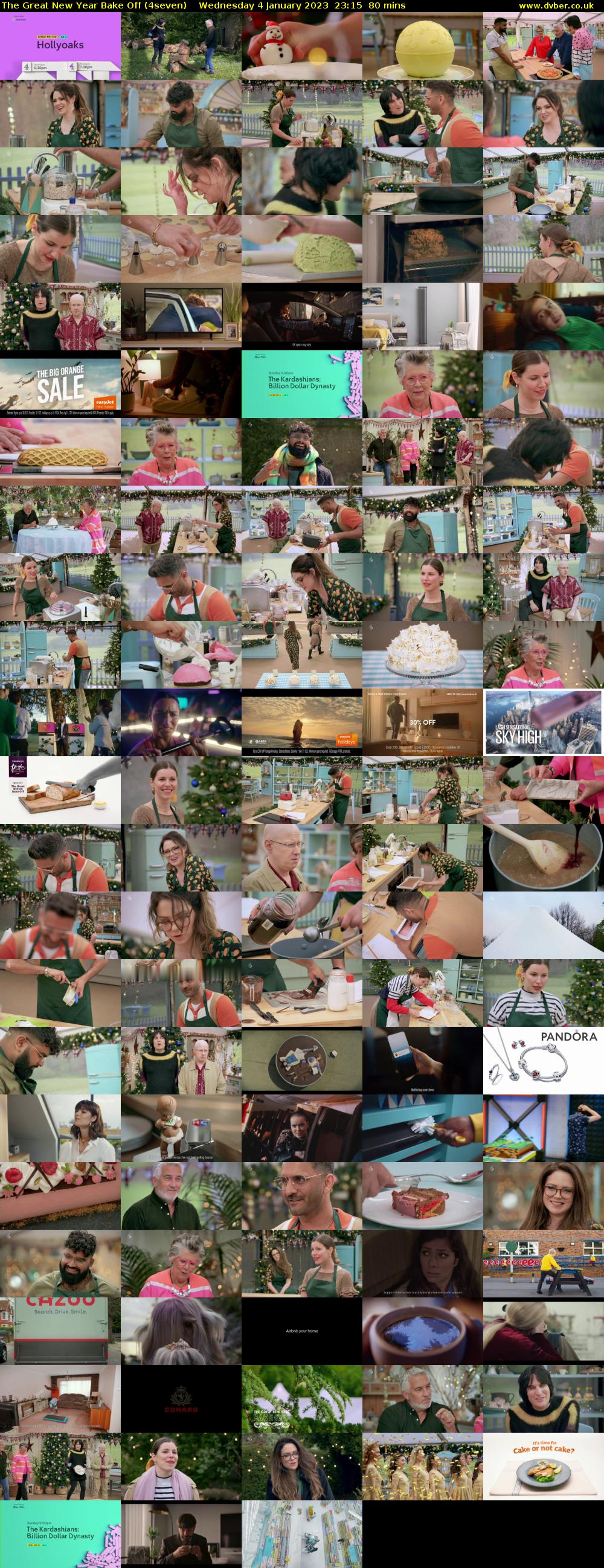 The Great New Year Bake Off (4seven) Wednesday 4 January 2023 23:15 - 00:35