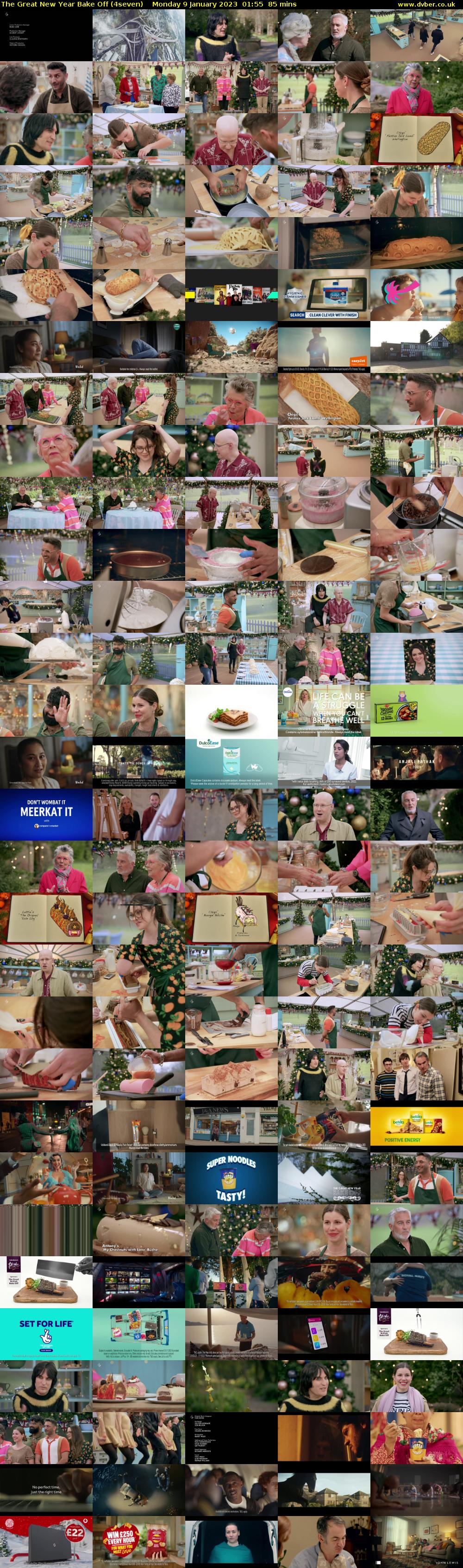 The Great New Year Bake Off (4seven) Monday 9 January 2023 01:55 - 03:20