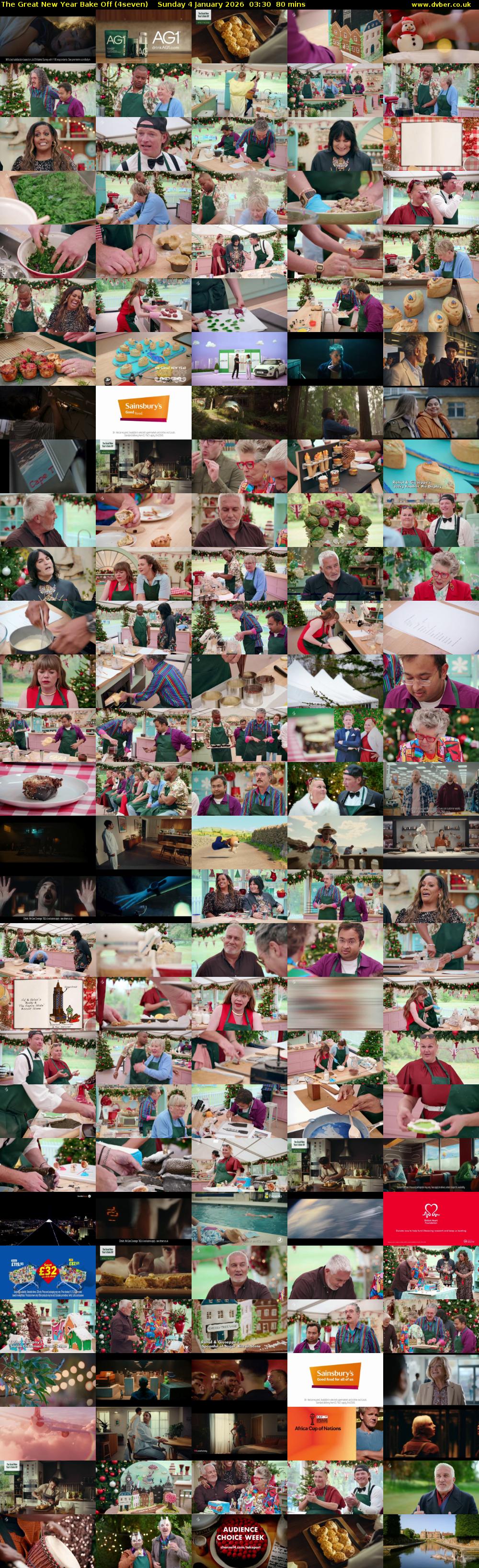 The Great New Year Bake Off (4seven) Sunday 4 January 2026 03:30 - 04:50