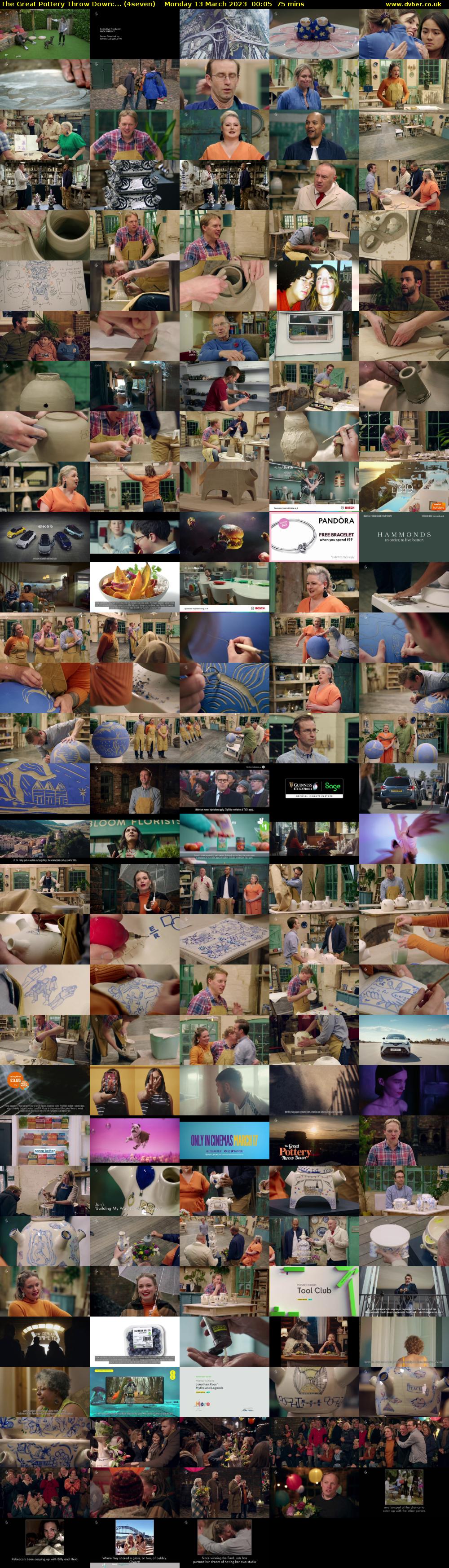 The Great Pottery Throw Down:... (4seven) Monday 13 March 2023 00:05 - 01:20