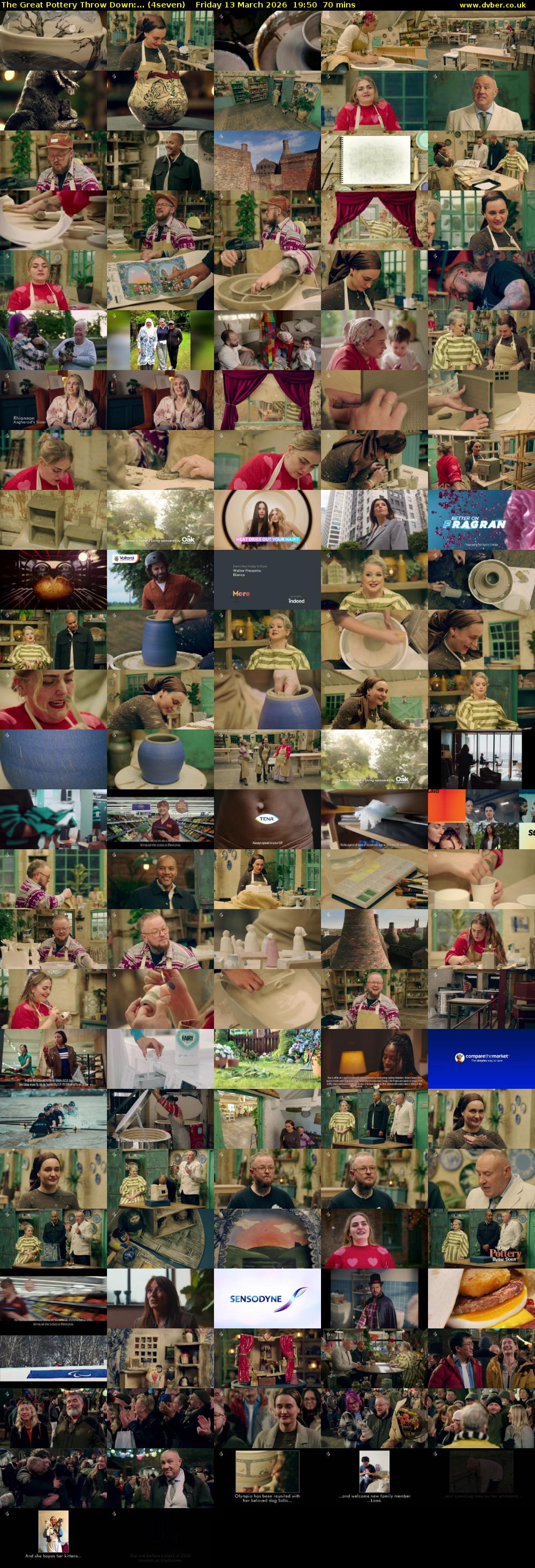 The Great Pottery Throw Down:... (4seven) Friday 13 March 2026 19:50 - 21:00